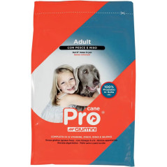 Pro Cane 15Kg con Pesce e riso Mangime completo super premium per cani adulti