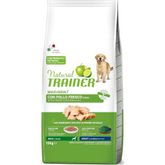 Natural Trainer Maxi 12Kg Cibo per Cani Adulti con Pollo