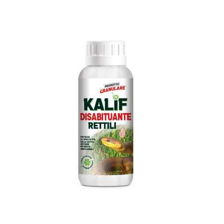 KALIF Disabituante Rettili 600GR Granulare Allontana e Disabitua. Effetto barriera