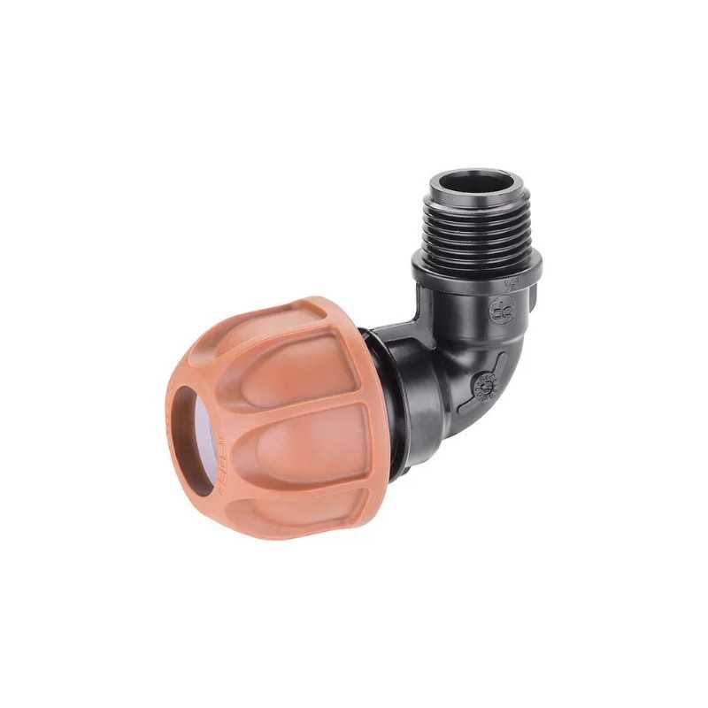 Claber Gomito D.20MM Filetto 1/2" M cod.90324