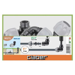 Claber Gomito D.32MM Filetto 3/4" F cod.90273