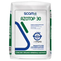 SCAM Azotop 30 25KG Concime organo-minerale azotato N (SO3) con Zinco (Zn)