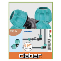 Claber Gomito D.25MM cod.90417