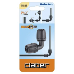 Claber Raccordo ad angolo da 1/2 cod. 99025 per Tubo Collettore