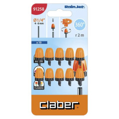 Claber Micronebulizzatore 360 cod. 91258 Blister da 10 pezzi