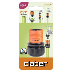 Claber Raccordo Automatico per Tubi da 3/4 cod. 8609