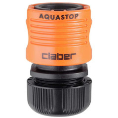 Claber Raccordo Automatico con Aquastop per Tubi da 1/2" cod. 8603