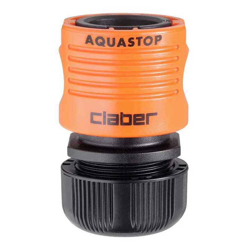 Claber Raccordo Automatico con Aquastop per Tubi da 1/2" cod. 8603