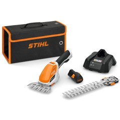 Rifinitore a batteria Stihl HSA26 completo di batteria AS2 e caricabatteria AL1