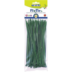 Fascette in Plastica FIX-TIE 50 Pezzi Verde TENAX