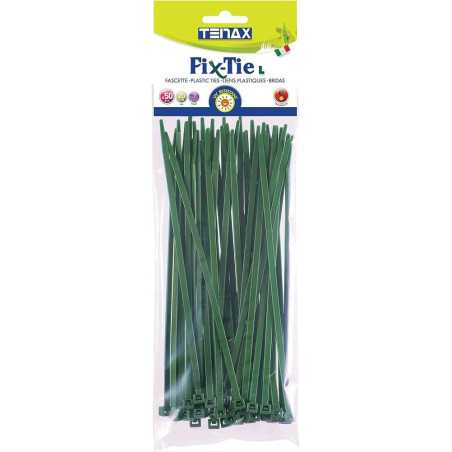 Fascette in Plastica FIX-TIE 50 Pezzi Verde TENAX