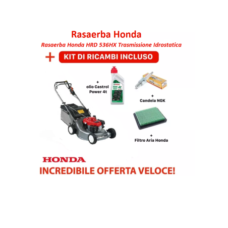 Rasaerba Honda HRD 536HX Trasmissione Idrostatica