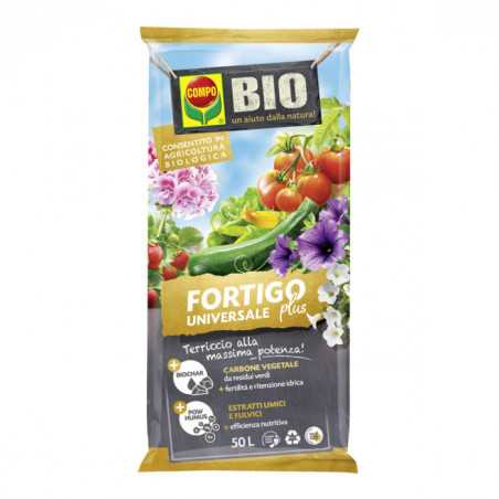 Terriccio Fortigo Plus 50LT Universale COMPO BIO