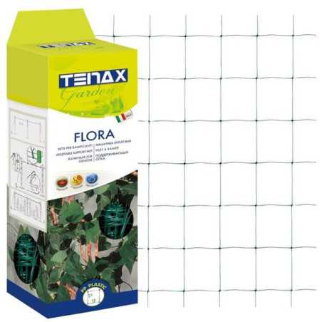 Rete per piante rampicanti 1.36 x 100 metri Tenax Flora resistente raggi UV Made in Italy