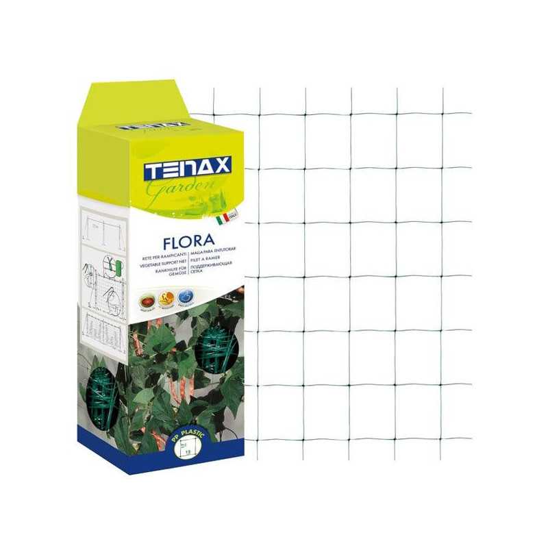 Rete per piante rampicanti 1.02 x 100 metri Tenax Flora resistente raggi UV Made in Italy