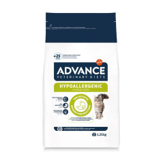 Advance Hypoallergenic 1,25Kg Cibo per Gatti Dieta a esclusione indicata per le Reazioni Avverse agli Alimenti