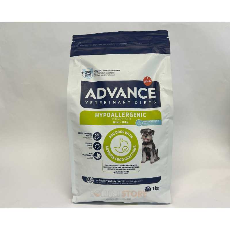 Advance Hypoallergenic 1Kg Cibo per Cani Dieta a esclusione indicata per le Reazioni Avverse agli Alimenti