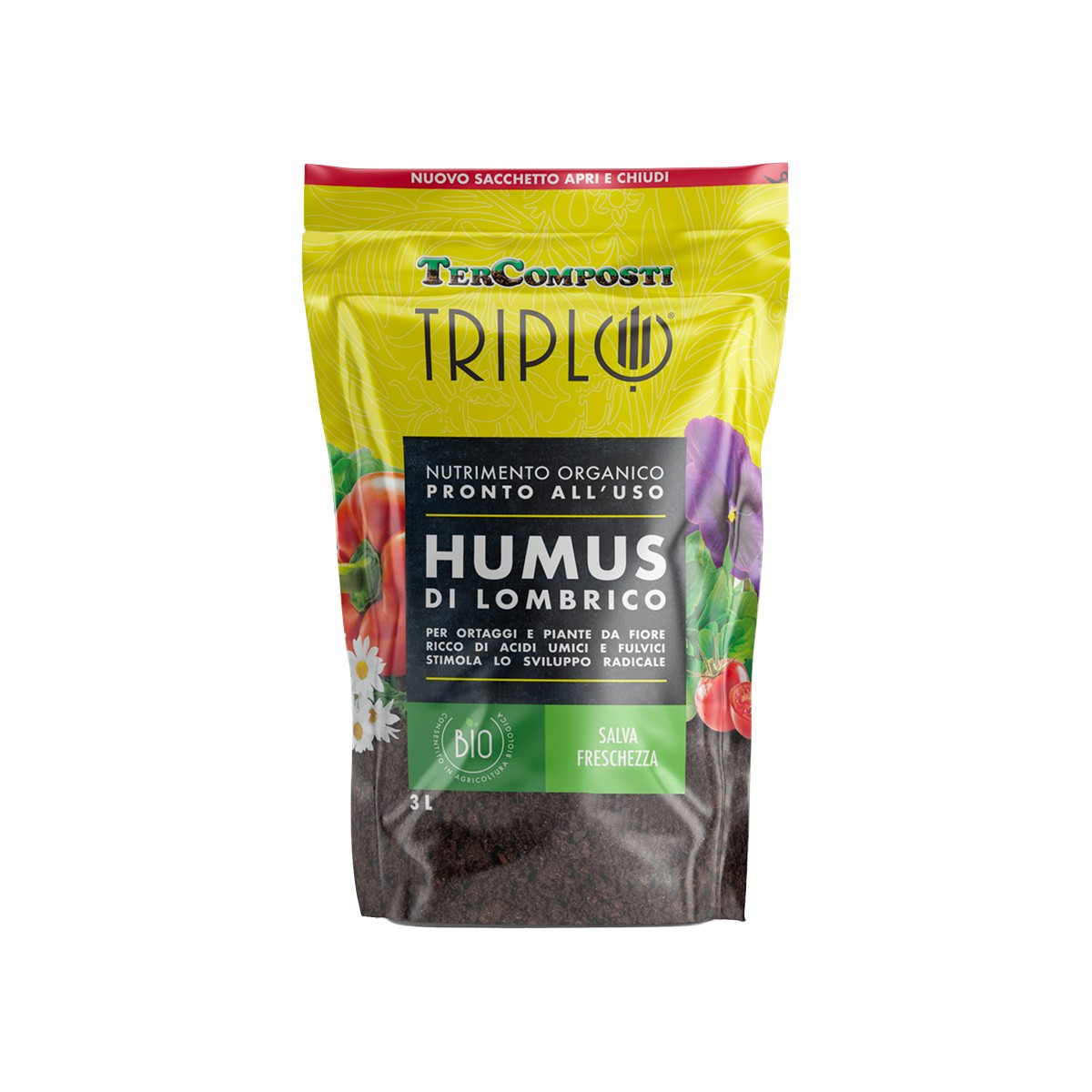 Concime Humus di Lombrico 3LT TerComposti