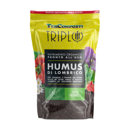 Concime Humus di Lombrico 3LT TerComposti