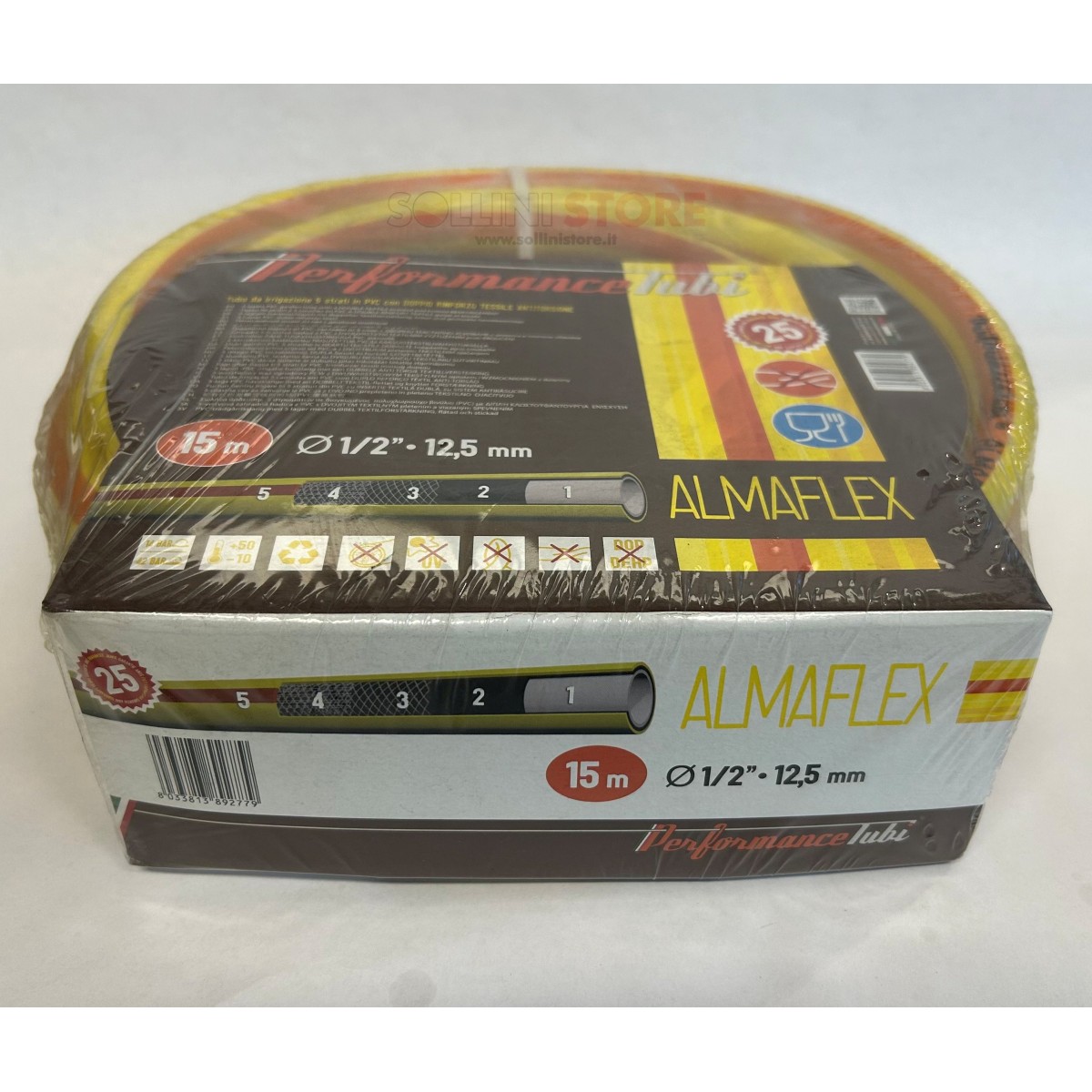 TUBO PVC ALMAFLEX D.1/2 MT.15 TUBO PVC ALMAFLEX D.1/2 MT.15