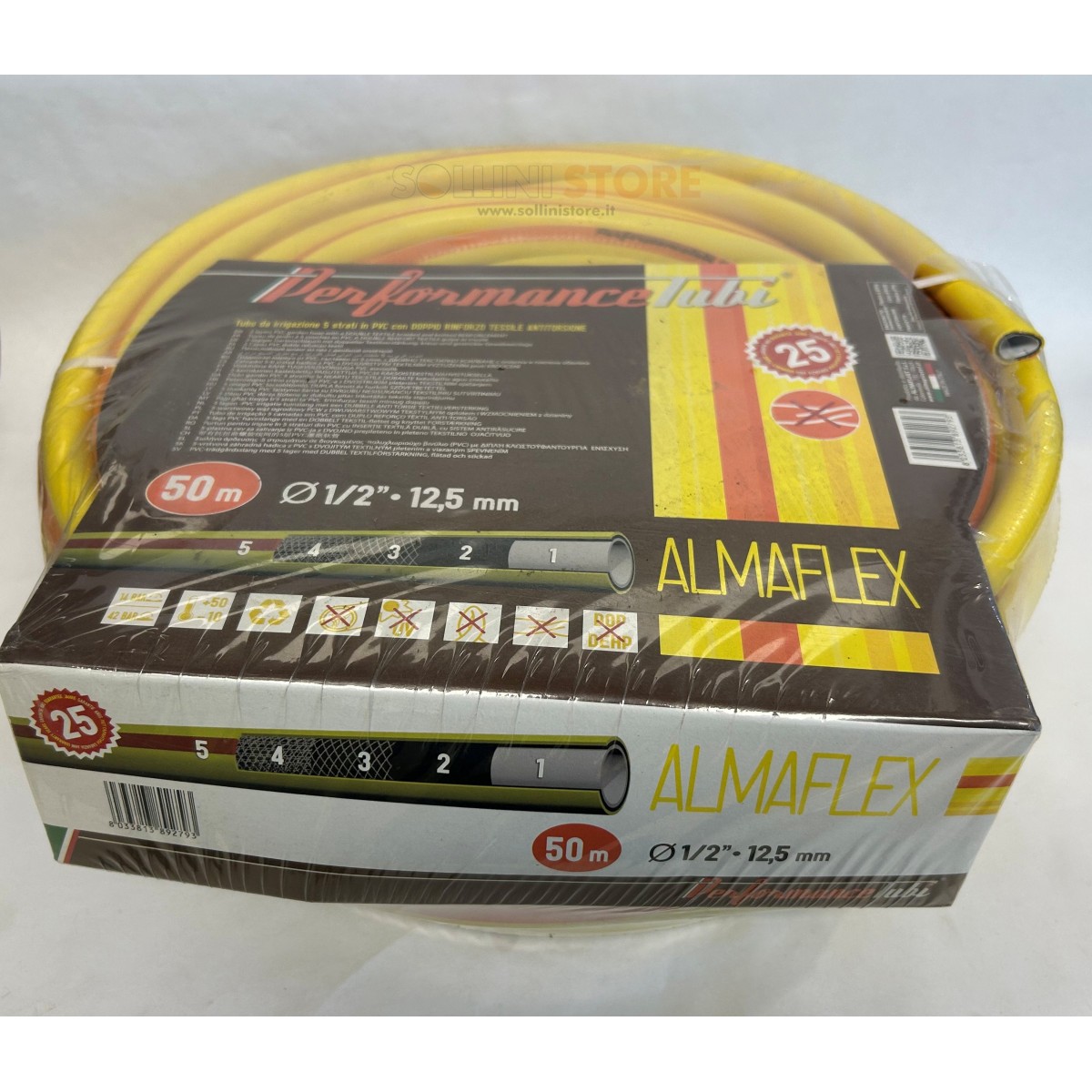 TUBO PVC ALMAFLEX D.1/2 MT.50 TUBO PVC ALMAFLEX D.1/2 MT.50