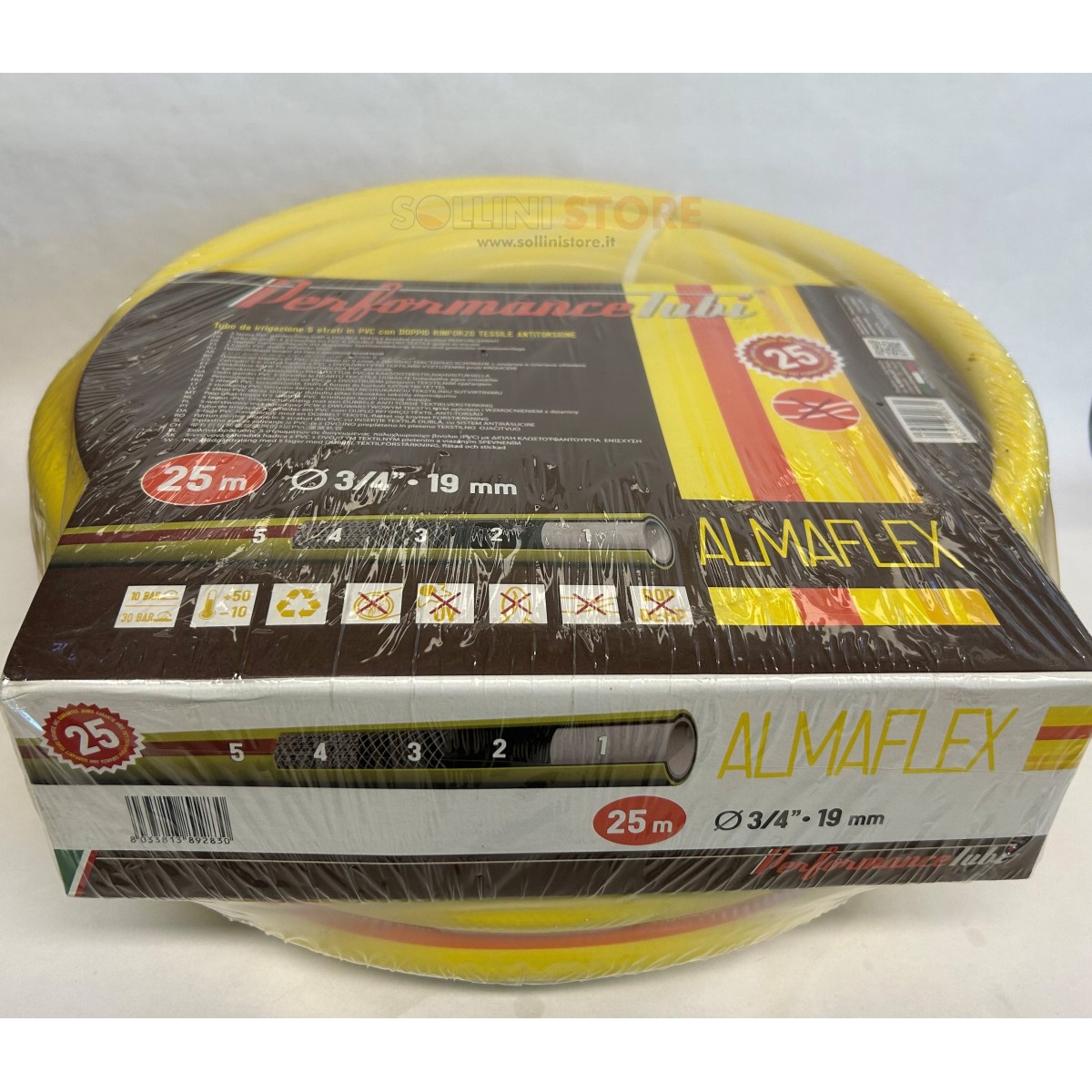 TUBO PVC ALMAFLEX D.3/4 MT.25