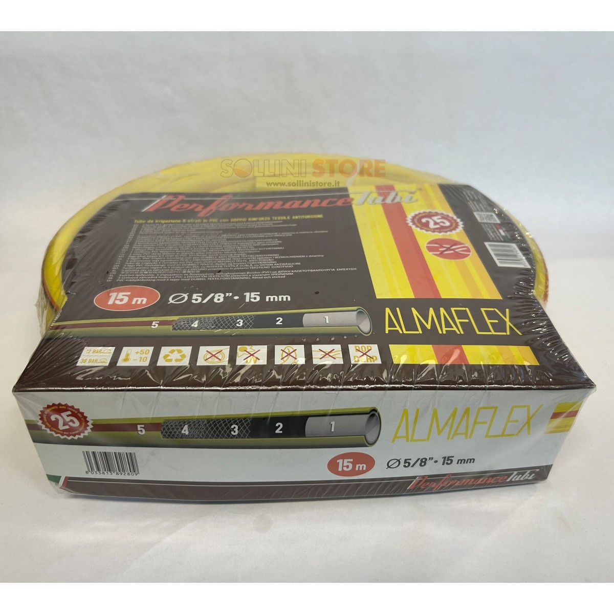 TUBO PVC ALMAFLEX D.5/8 MT.15 TUBO PVC ALMAFLEX D.5/8 MT.15