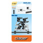 Claber Clip Fissatubo da parete da 1/2 cod. 91097 Blister da 5 pezzi