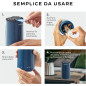 Thermacell Repellente Antizanzare Mini Halo per Esterno, Include una Ricarica da 12 ore + 3 Piastrine, Blu Navy