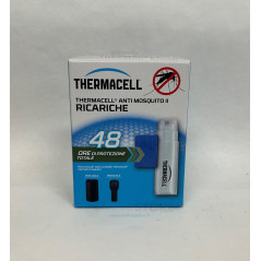 Thermacell Ricarica per Repellente Antizanzare, 48 Ore di Durata, 4 Cartucce + 12 Piastrine