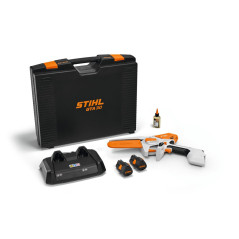 KIT Potatore GTA30 STIHL con valigetta completa di 2 batterie AS2 caricabatteria AL5-2 e Multioil Bio 50ML