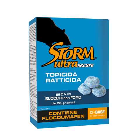 Storm Ultra Secure Veleno Esca Topicida per Topi e Ratti BASF