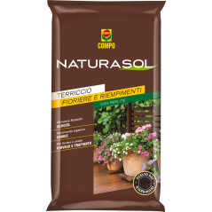 TERRICCIO COMPO NATURASOL 70LT FIORIERE E RIEMPIMENTO