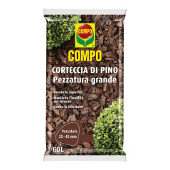 Compo Corteccia di Pino Marittimo 25-45mm 60LT Pacciamante Pezzatura Grande