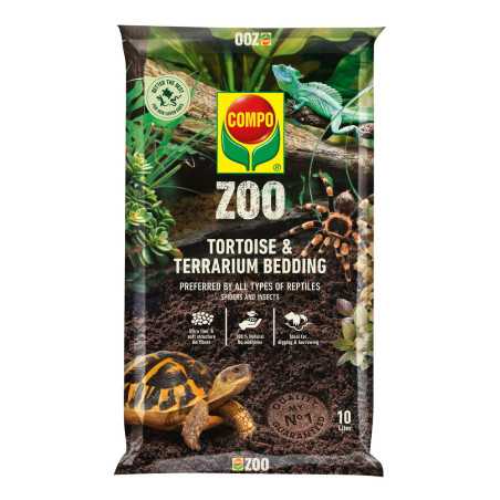 COMPO ZOO Lettiera per tartarughe e terrari, 10LT