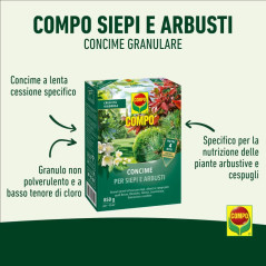 COMPO Concime per Siepi e Arbusti 850GR ACQUISTA SU SOLLINISTORE