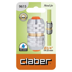 Claber Raccordo Riparatore in Ottone per tubi da 3/4" cod. 9615