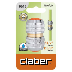 Claber Raccordo Riparatore in Ottone per tubi da 1/2" - 5/8" cod. 9612