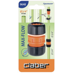 Claber Raccordo Riparatore 3/4" MAX-FLOW cod. 9648