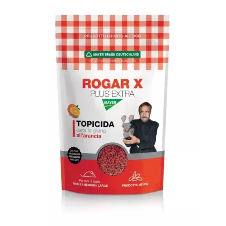 ROGAR X PLUS EXTRA 1.5Kg Veleno Esca Topicida per Topi e Ratti MAYER BRAUN