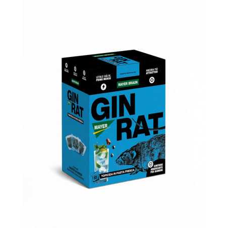 GINRAT 1.5Kg (3X500GR) Apericida al Gin Veleno Esca Topicida per Topi