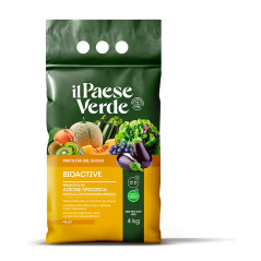 Concime Organico con Micorrize BIOACTIVE 4KG BIO Il Paese Verde