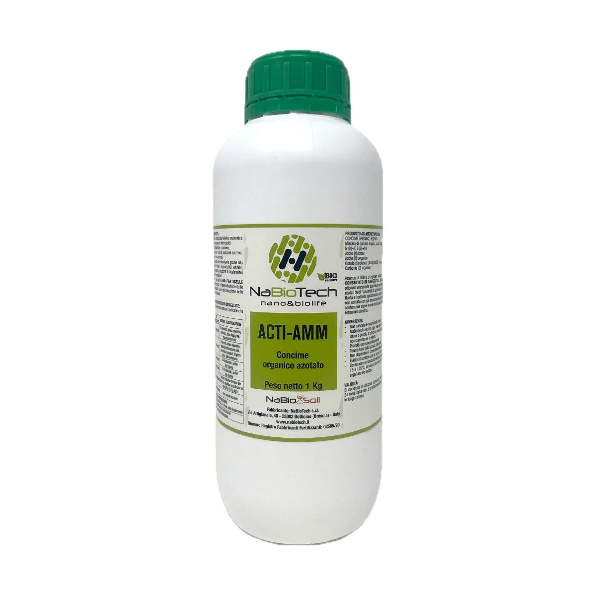 Acti-Amm 1KG Liquido NaBioTech Biostimolante del Metabolismo Vegetale