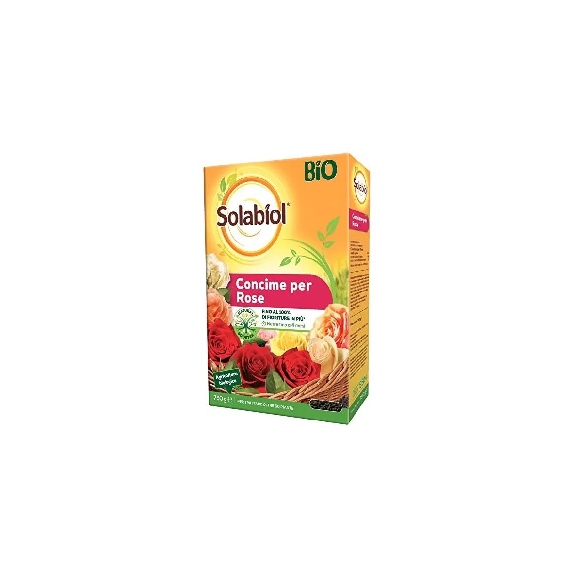 Solabiol Concime Granulare Biologico per Rose 750GR Solabiol Concime Granulare Biologico per Rose 750GR