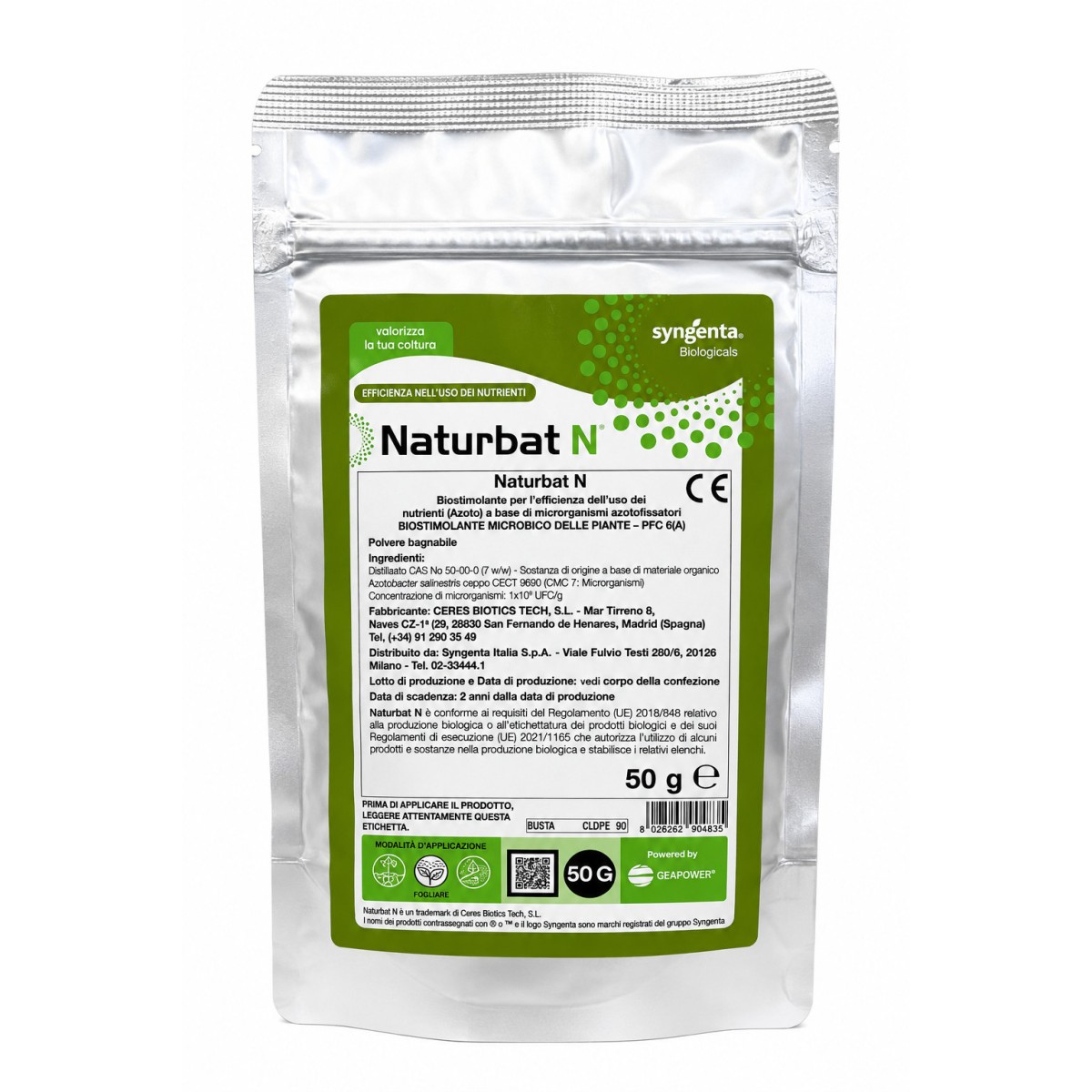 NATURBAT N 50GR SYNGENTA NATURBAT N 50GR SYNGENTA
