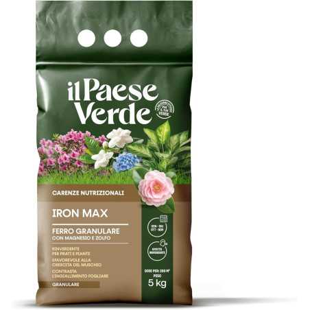 Concime IRON MAX Ferro-Magnesio-Zolfo 5KG Il Paese Verde