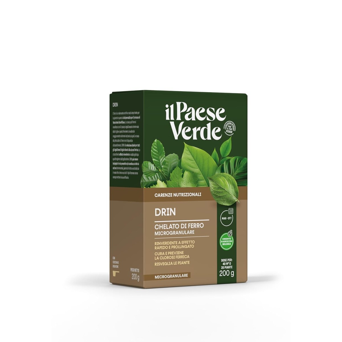 DRIN Chelato di Ferro 200gr Bio Il Paese Verde