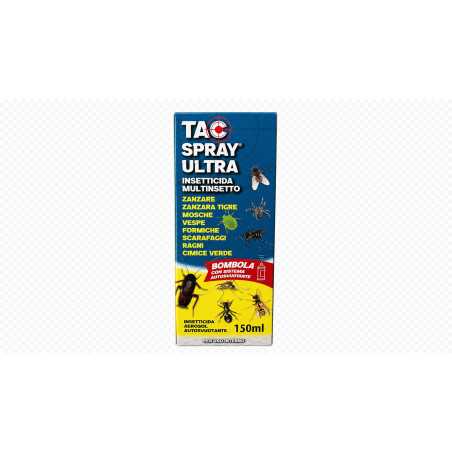 Insetticida Aerosol Autosvuotante TAC SPRAY 150ML Adama