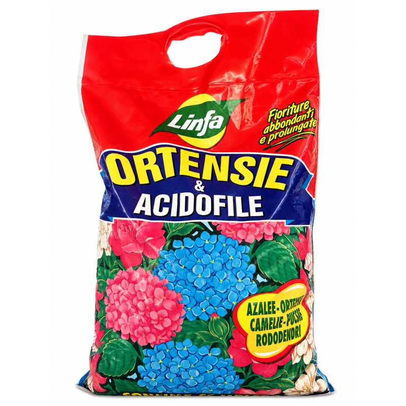 Concime Ortensie e Acidofile 5Kg Linfa Completo a lunga durata Concime Ortensie e Acidofile 5Kg Linfa Completo a lunga durata