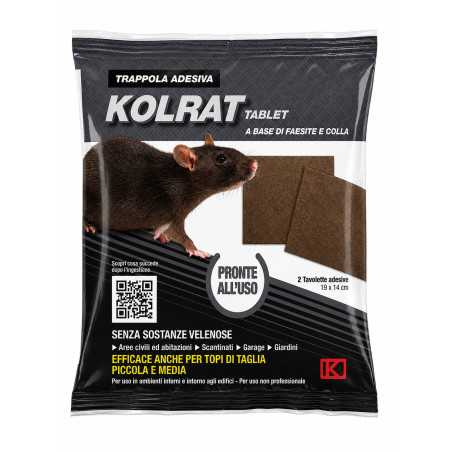 Kollant Kolrat Tablet 19X14CM Trappola adesiva 2 tavolette